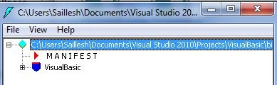 Click on Visual Basic