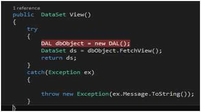 create a DAL object