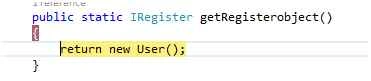 Creation of User Object