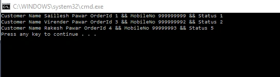 output