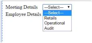 Select detail
