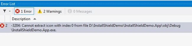 Setup using InstallShield