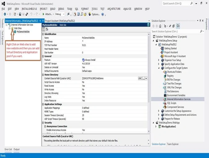 Create-Website-in -IIS-using-Install-Shield-setup-file.jpg