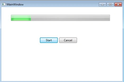 /Progress bar in WPF with Anonymous delegates