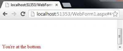 go to bottom using angularjs