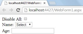 each function