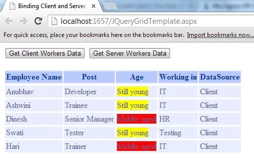 Client Data
