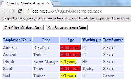 Server Data