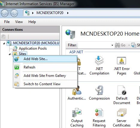 Application Pools