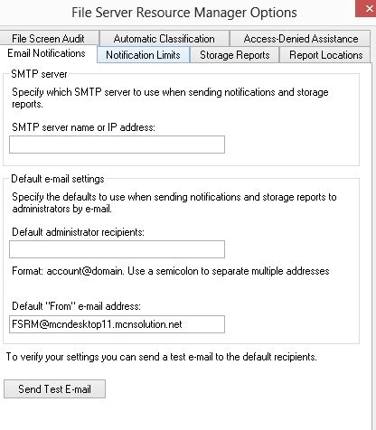 E-Mail Notification