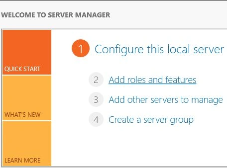 Add Roles and Features