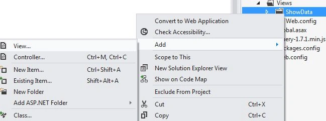 crud in webgrid
