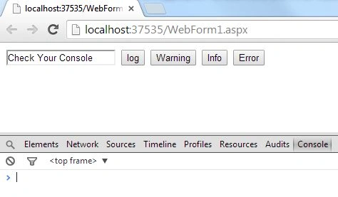 logging using angularjs