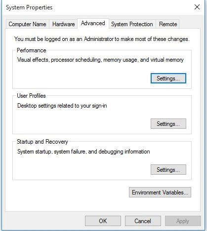 system property