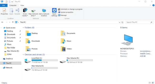 my computer