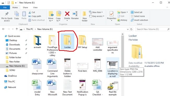 normal folder