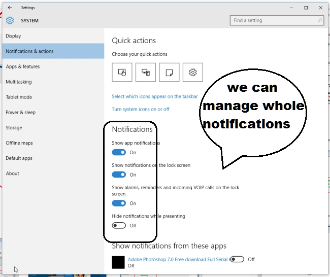Notifications Change