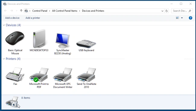 Devices and Printer