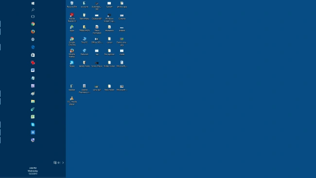 Demo left taskbar1