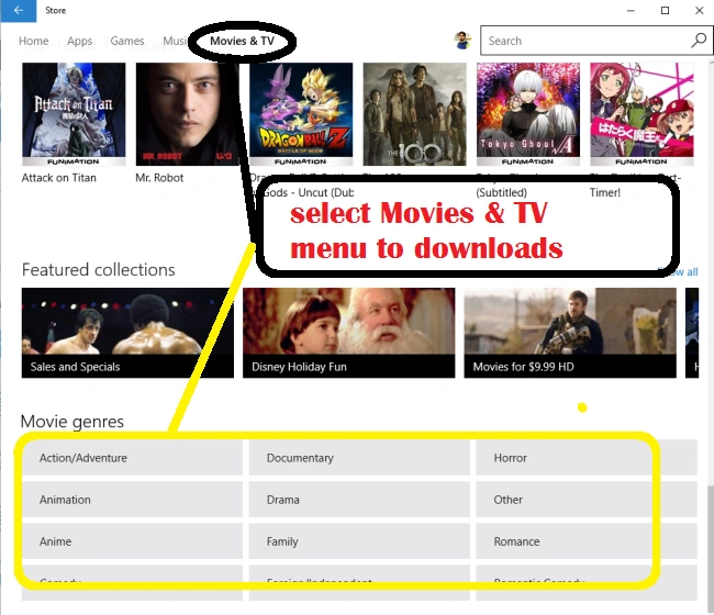 Movies and TV 
