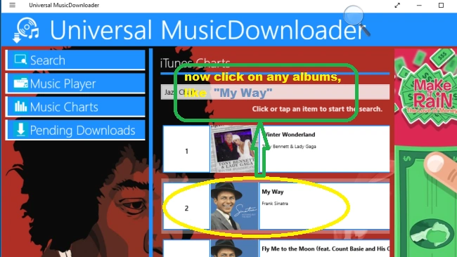 music selection