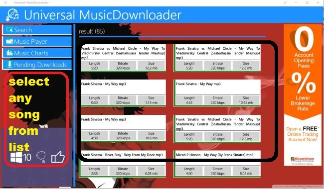Song Selection