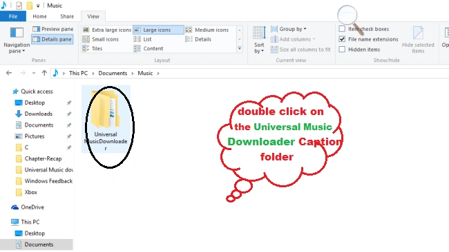Universal folder