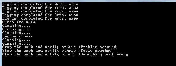 AggregateException output