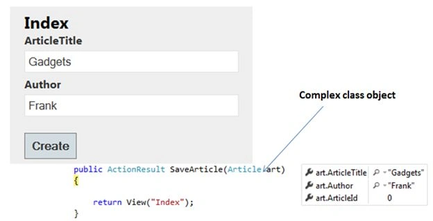 Complex type object