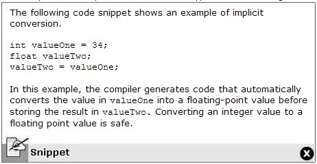 Conversion Syntax