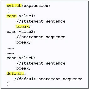 Switch Case Statement