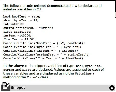 Variable Declaration