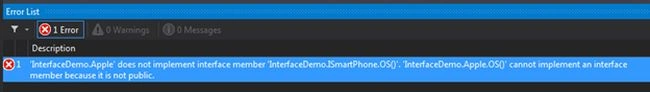 compile error list