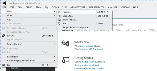 create project