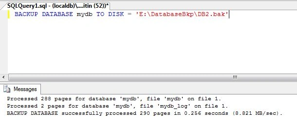 Execute the Query