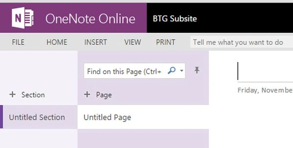 one note online