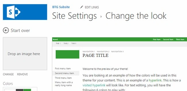 site setting