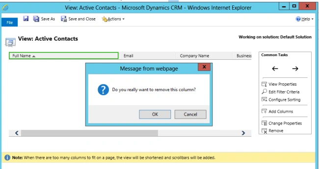 active contacts.