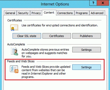 Feeds and Web Slices