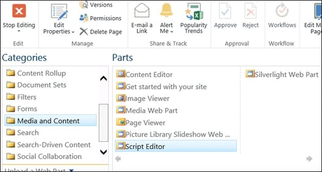 Script Editor-Web-Part