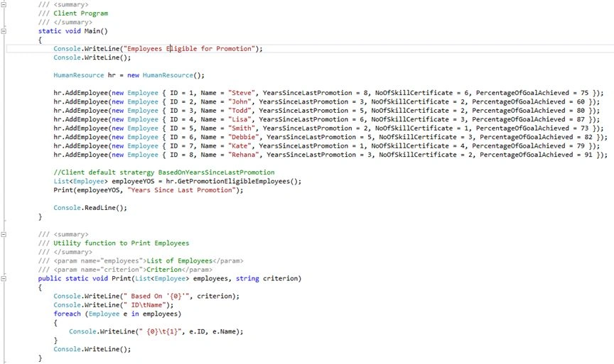 Utility function Print