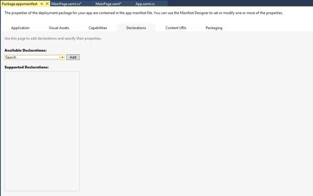 Manifest File