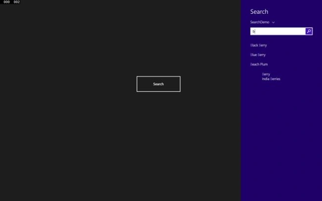 Searching Pane