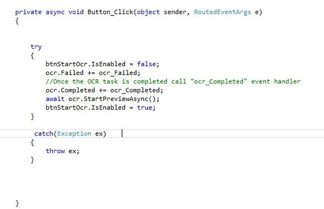 button click coding