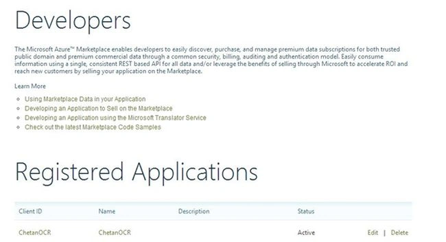 register application