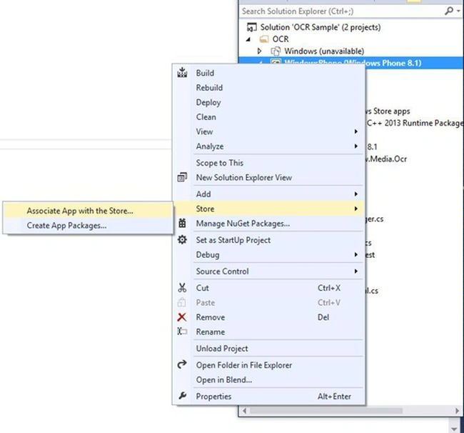 Associate App with the Store