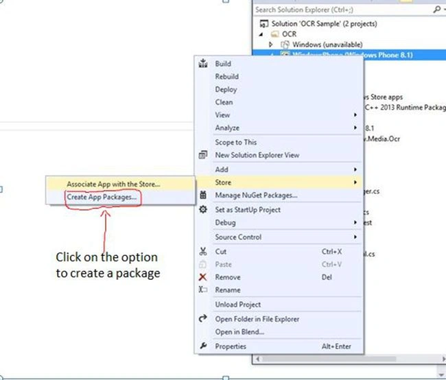 create app package