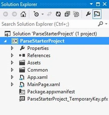 solution from Parse