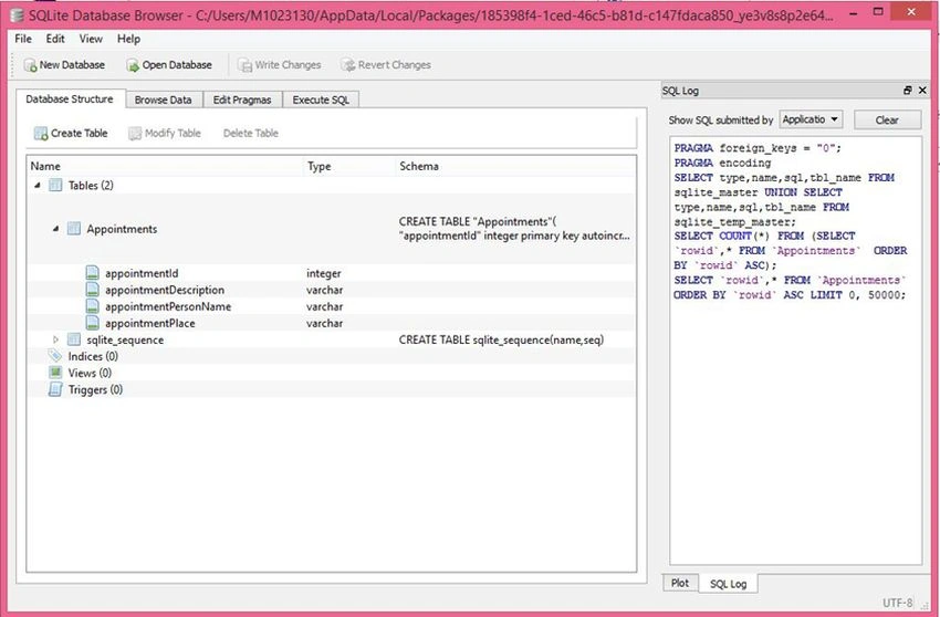 database strecture