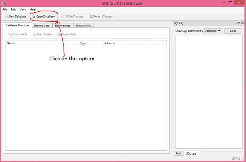 open database
